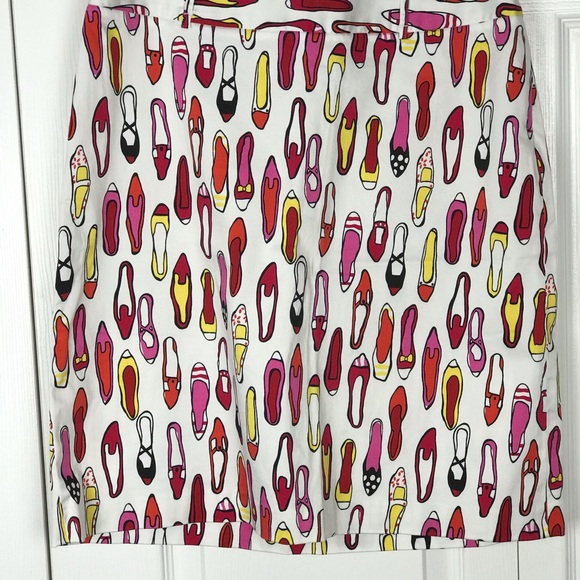 Andrea Viccaro Shoe Print Skirt Size 8 EUC - Picture 3 of 8